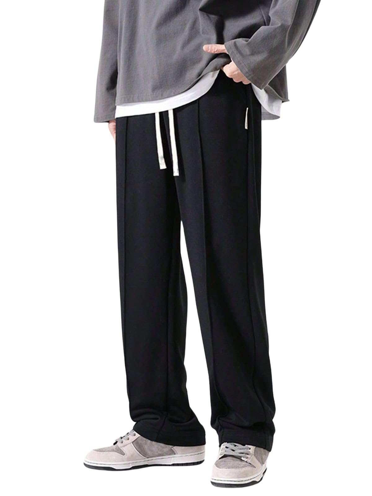 GRECIILOOKS Men's Lycra Cargo Track Pants – Loose Fit Joggers for Men | Korean Style Travel & Lounge Wear with Pockets (Available in Plus Size)