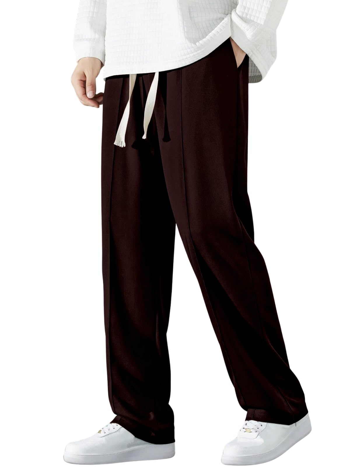 GRECIILOOKS Men's Lycra Cargo Track Pants – Loose Fit Joggers for Men | Korean Style Travel & Lounge Wear with Pockets (Available in Plus Size)