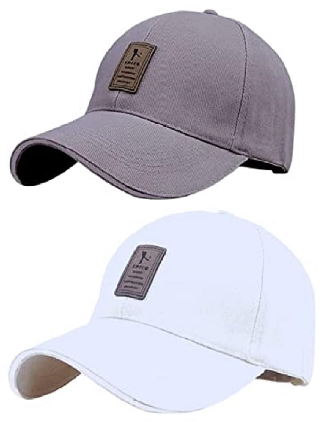 Combo 3 @2 Cap for Men Women Topi Unisex Head Branded Boy's Girl's Caps Adjustable Strap Summer Sports Cricket Gym Dance Cotton Free Size