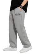 Samfor Mid-Rise Stretchable Joggers in Premium Polycotton Comfort Blend for Street and Lounge Wear - Korean Style Baggy Track Pants for Men