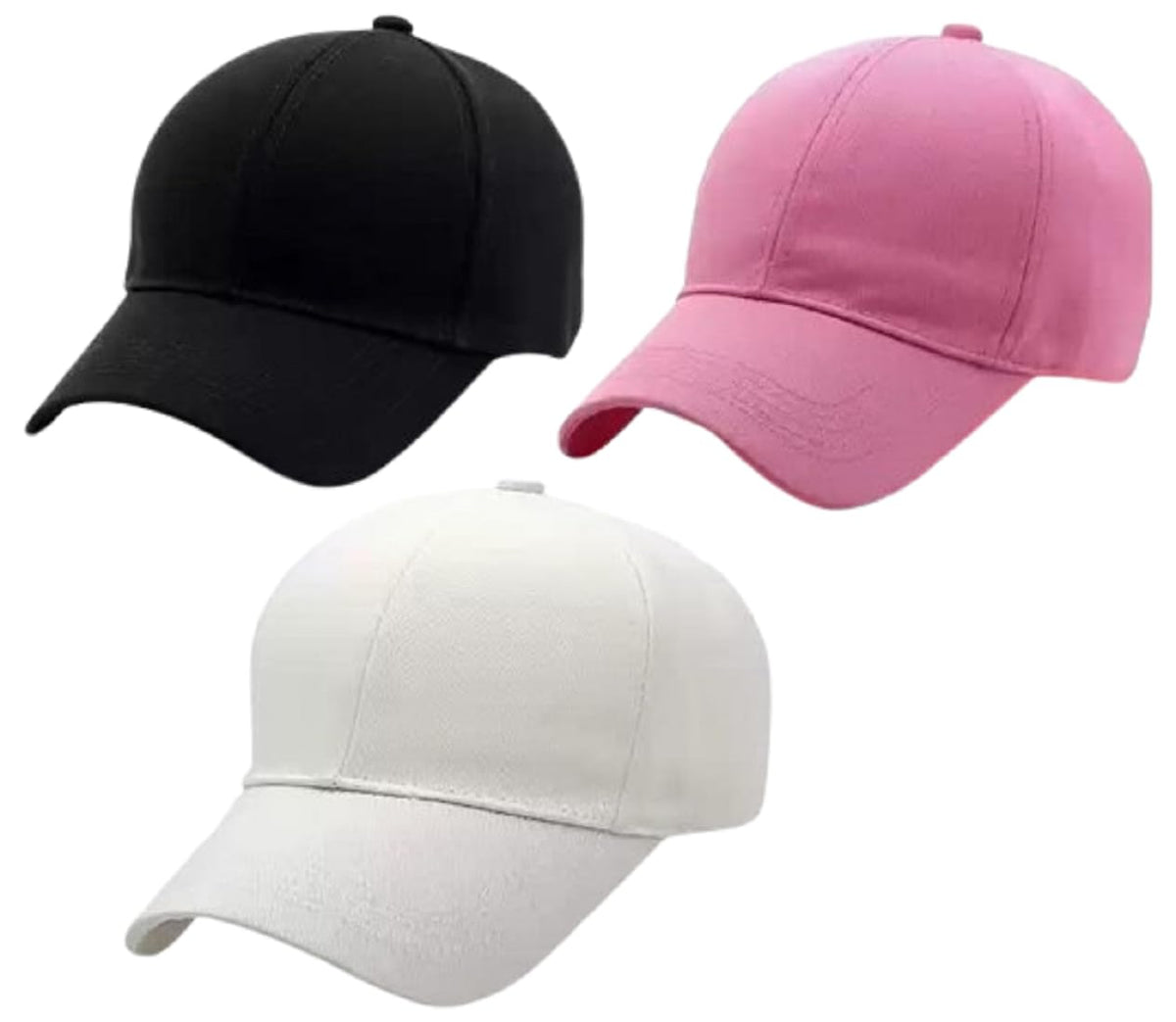 Cap for Men Women Topi Unisex Head Branded Boy's Girl's Caps Adjustable Strap Summer Sports Cricket Gym Dance Cotton Free Size