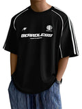 Printed Men’s Polycotton Relax Fit Round Neck T-Shirt | Half Sleeve Solid Casual & Gym Wear Comfortable Regular T-Shirt