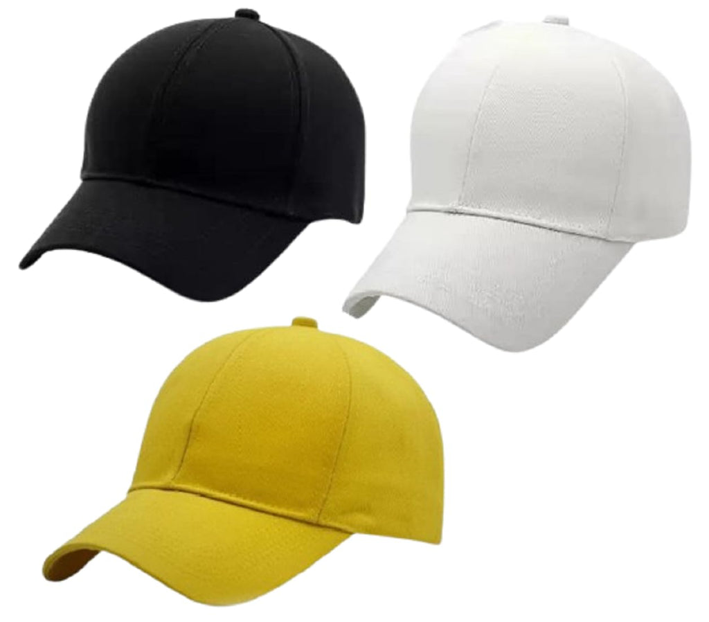 Cap for Men Women Topi Unisex Head Branded Boy's Girl's Caps Adjustable Strap Summer Sports Cricket Gym Dance Cotton Free Size