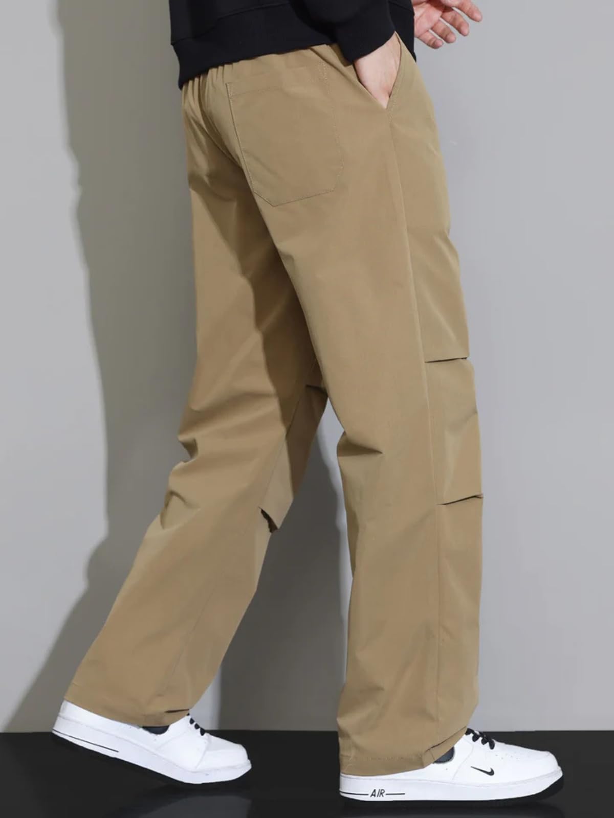GRECIILOOKS Men’s Cargo Pants | Multi Pocket Cotton Cargo Joggers for Men | Loose Fit Stylish Pant with Pockets | Casual Baggy Trousers & Streetwear Lower