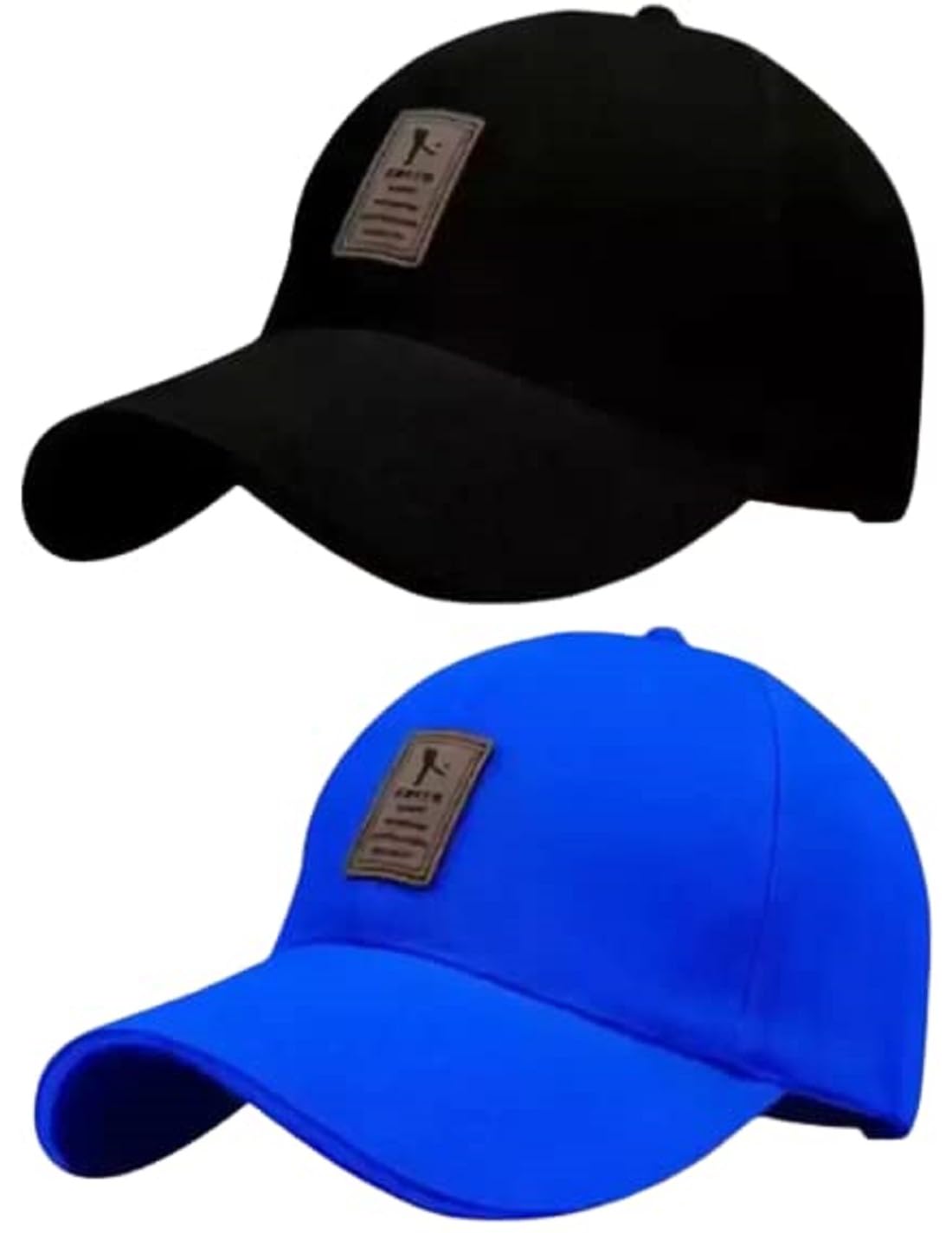Combo 3 @2 Cap for Men Women Topi Unisex Head Branded Boy's Girl's Caps Adjustable Strap Summer Sports Cricket Gym Dance Cotton Free Size