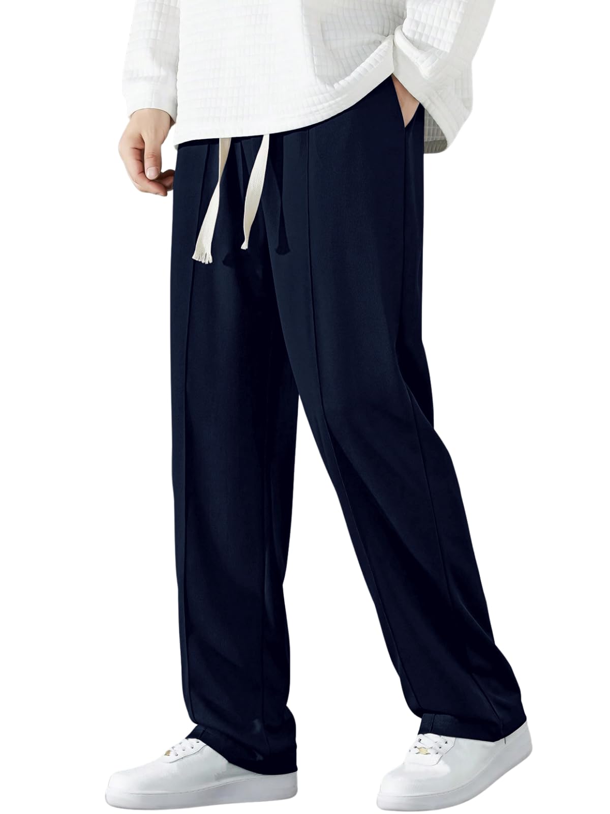GRECIILOOKS Men's Lycra Cargo Track Pants – Loose Fit Joggers for Men | Korean Style Travel & Lounge Wear with Pockets (Available in Plus Size)