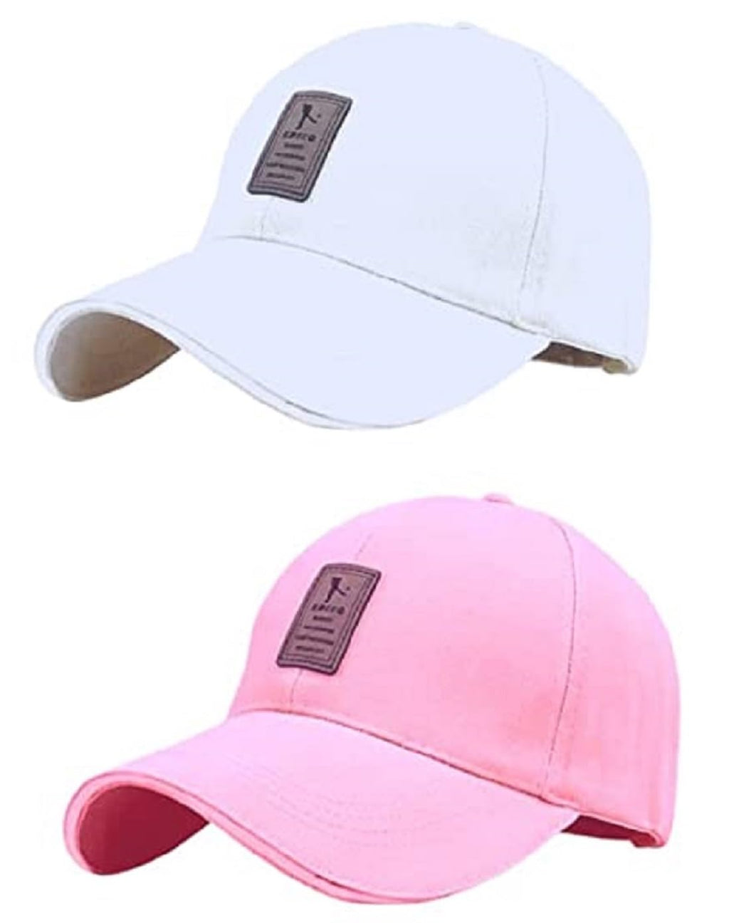 Combo 3 @2 Cap for Men Women Topi Unisex Head Branded Boy's Girl's Caps Adjustable Strap Summer Sports Cricket Gym Dance Cotton Free Size