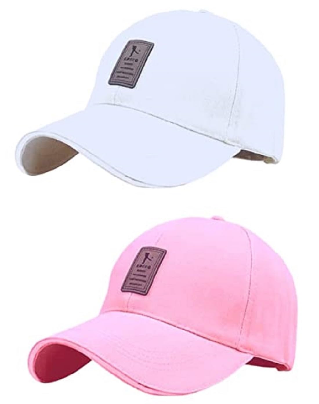 Combo 3 @2 Cap for Men Women Topi Unisex Head Branded Boy's Girl's Caps Adjustable Strap Summer Sports Cricket Gym Dance Cotton Free Size