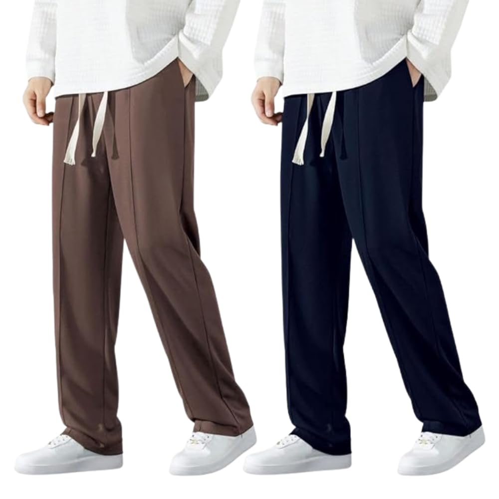 GRECIILOOKS Men's Lycra Cargo Track Pants – Loose Fit Joggers for Men | Korean Style Travel & Lounge Wear with Pockets (Available in Plus Size)