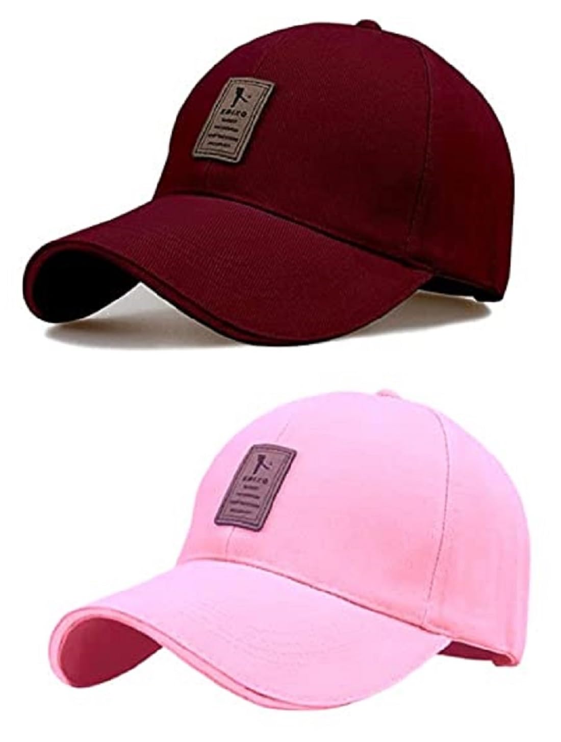 Combo 3 @2 Cap for Men Women Topi Unisex Head Branded Boy's Girl's Caps Adjustable Strap Summer Sports Cricket Gym Dance Cotton Free Size