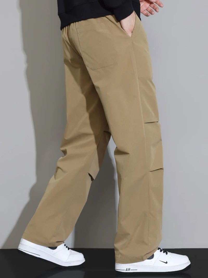 GRECIILOOKS Men’s Cargo Pants | Multi Pocket Cotton Cargo Joggers for Men | Loose Fit Stylish Pant with Pockets | Casual Baggy Trousers & Streetwear Lower