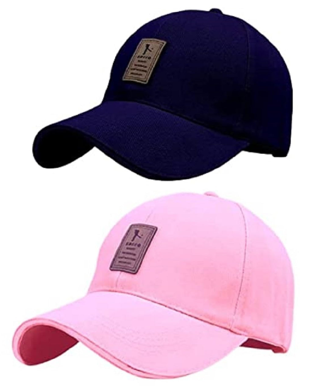 Combo 3 @2 Cap for Men Women Topi Unisex Head Branded Boy's Girl's Caps Adjustable Strap Summer Sports Cricket Gym Dance Cotton Free Size