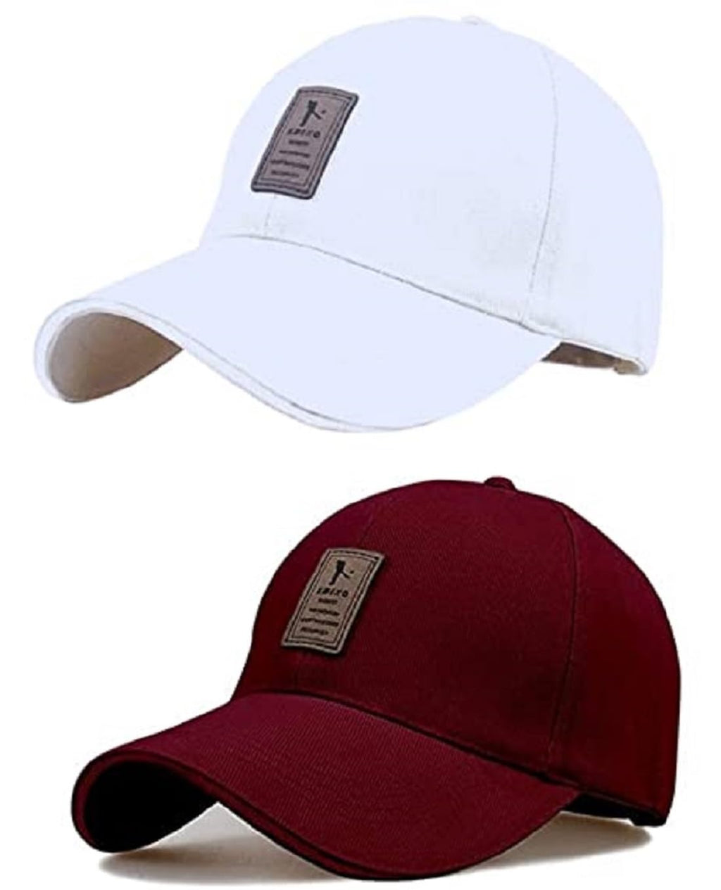 Combo 3 @2 Cap for Men Women Topi Unisex Head Branded Boy's Girl's Caps Adjustable Strap Summer Sports Cricket Gym Dance Cotton Free Size