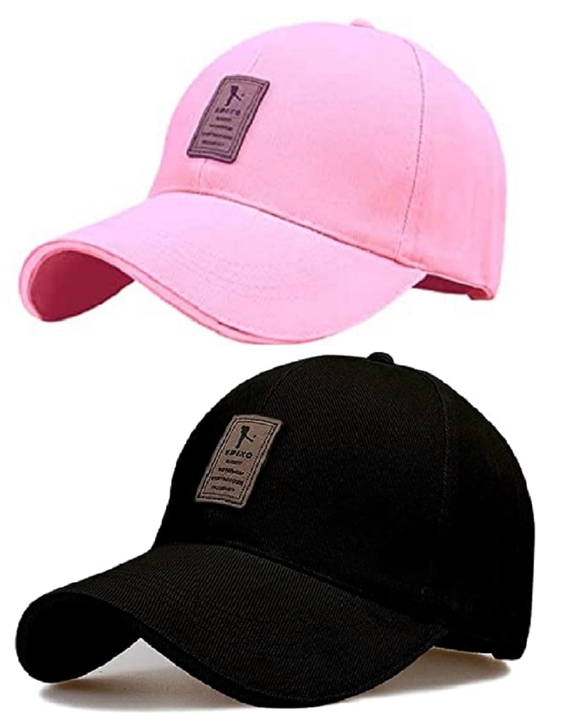 Combo 3 @2 Cap for Men Women Topi Unisex Head Branded Boy's Girl's Caps Adjustable Strap Summer Sports Cricket Gym Dance Cotton Free Size