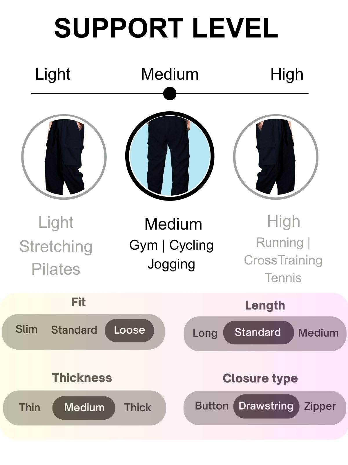 GRECIILOOKS Men's Regular Fit Low Rise Polycotton Cargos | Cargo Track Pant | Loose Fit | Regular Trouser (Available in Plus Size)