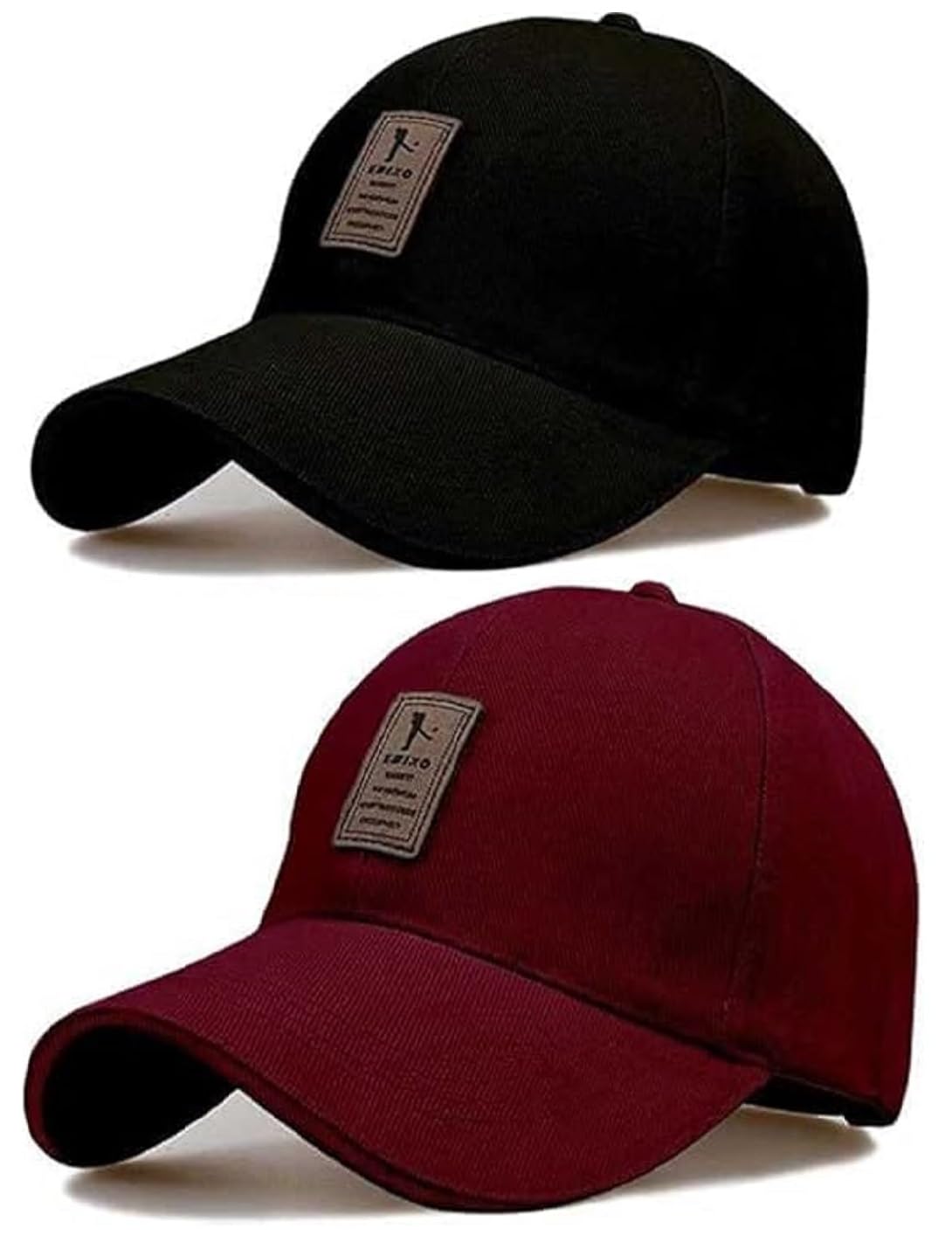 Combo 3 @2 Cap for Men Women Topi Unisex Head Branded Boy's Girl's Caps Adjustable Strap Summer Sports Cricket Gym Dance Cotton Free Size
