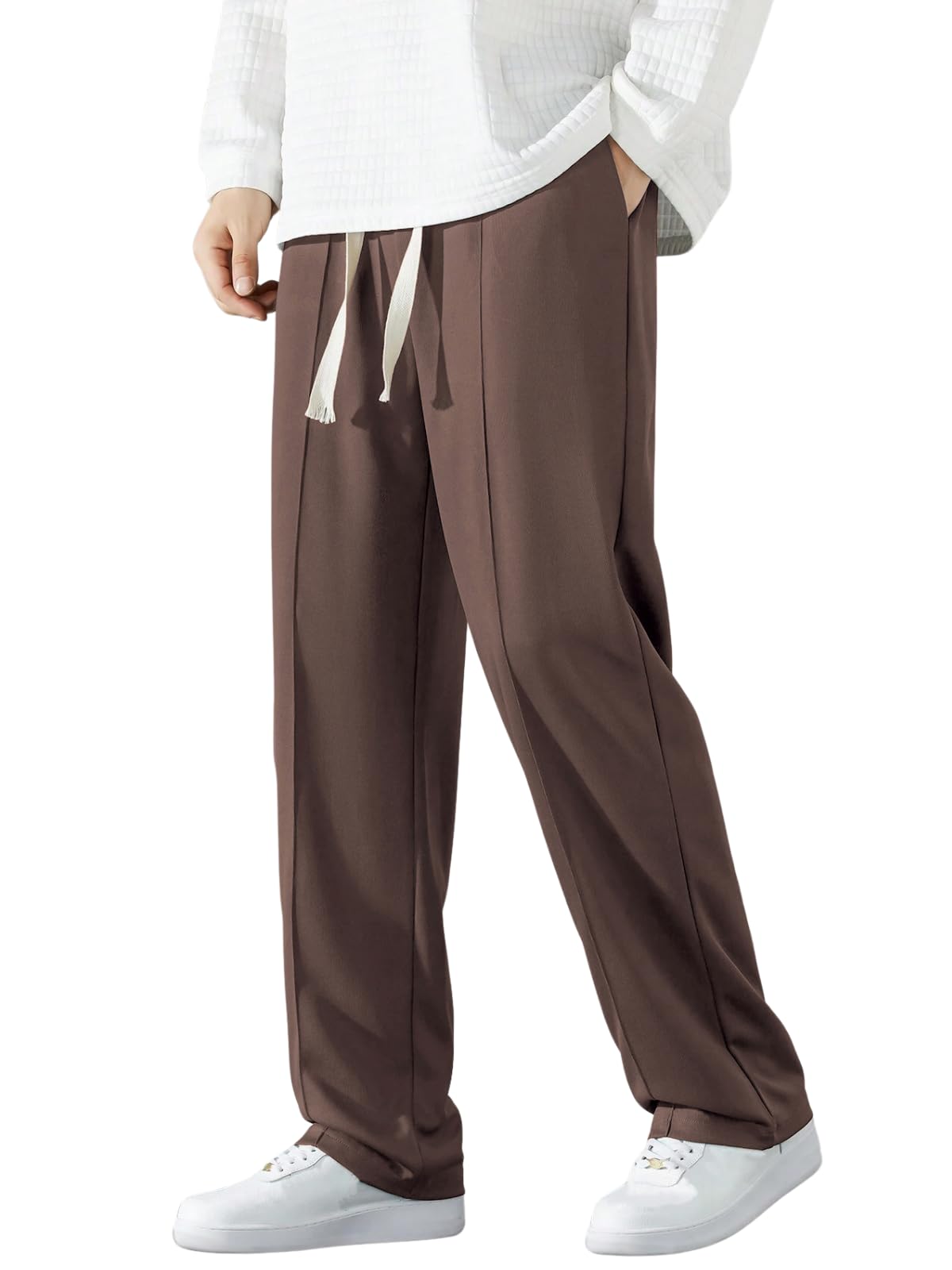 GRECIILOOKS Men's Lycra Cargo Track Pants – Loose Fit Joggers for Men | Korean Style Travel & Lounge Wear with Pockets (Available in Plus Size)