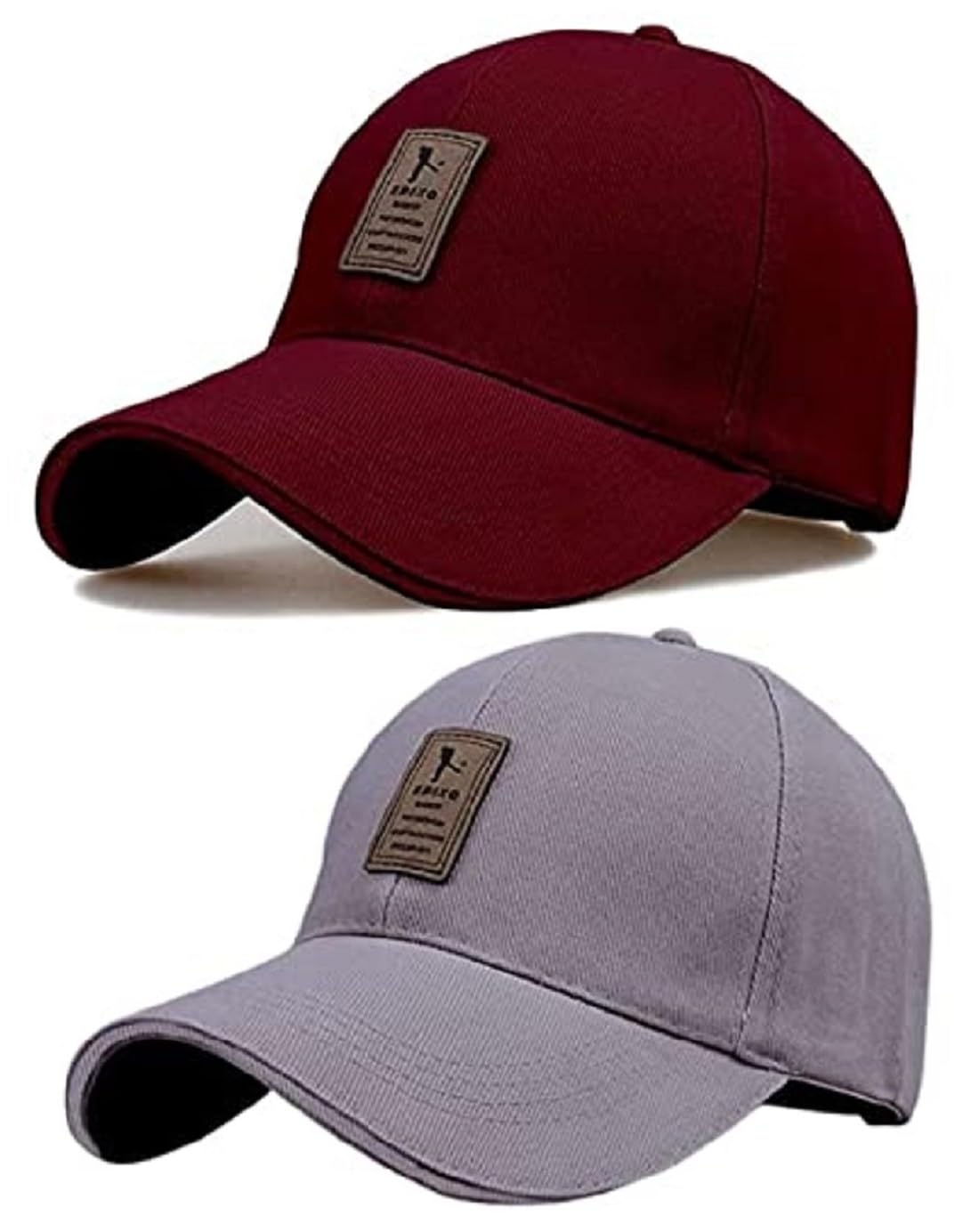 Combo 3 @2 Cap for Men Women Topi Unisex Head Branded Boy's Girl's Caps Adjustable Strap Summer Sports Cricket Gym Dance Cotton Free Size