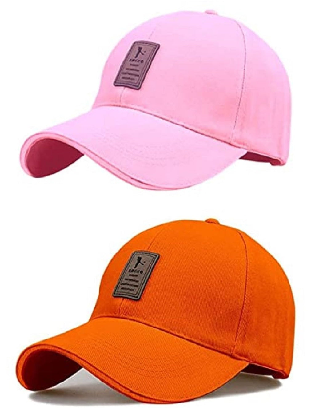 Combo 3 @2 Cap for Men Women Topi Unisex Head Branded Boy's Girl's Caps Adjustable Strap Summer Sports Cricket Gym Dance Cotton Free Size