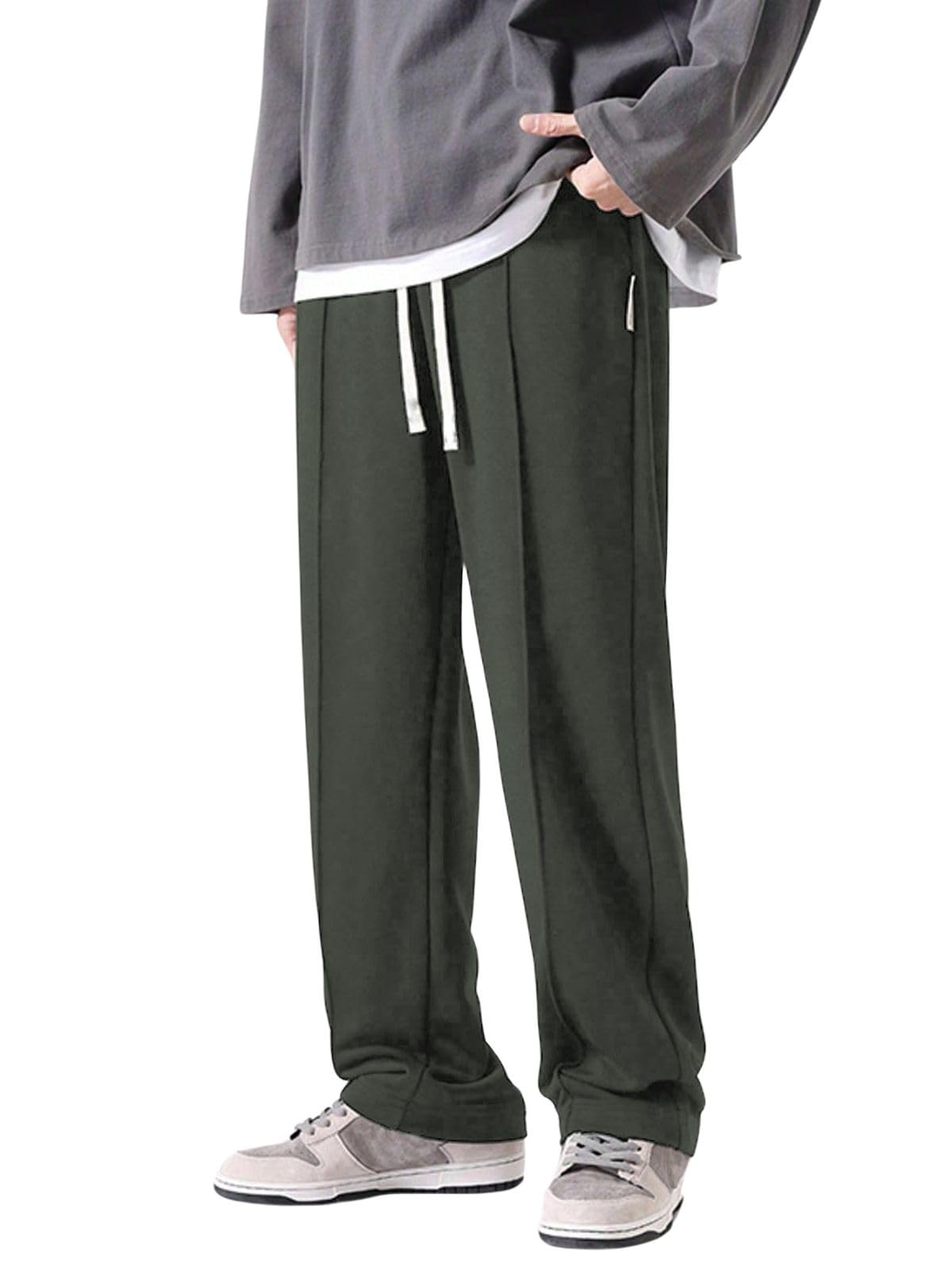 GRECIILOOKS Men's Lycra Cargo Track Pants – Loose Fit Joggers for Men | Korean Style Travel & Lounge Wear with Pockets (Available in Plus Size)