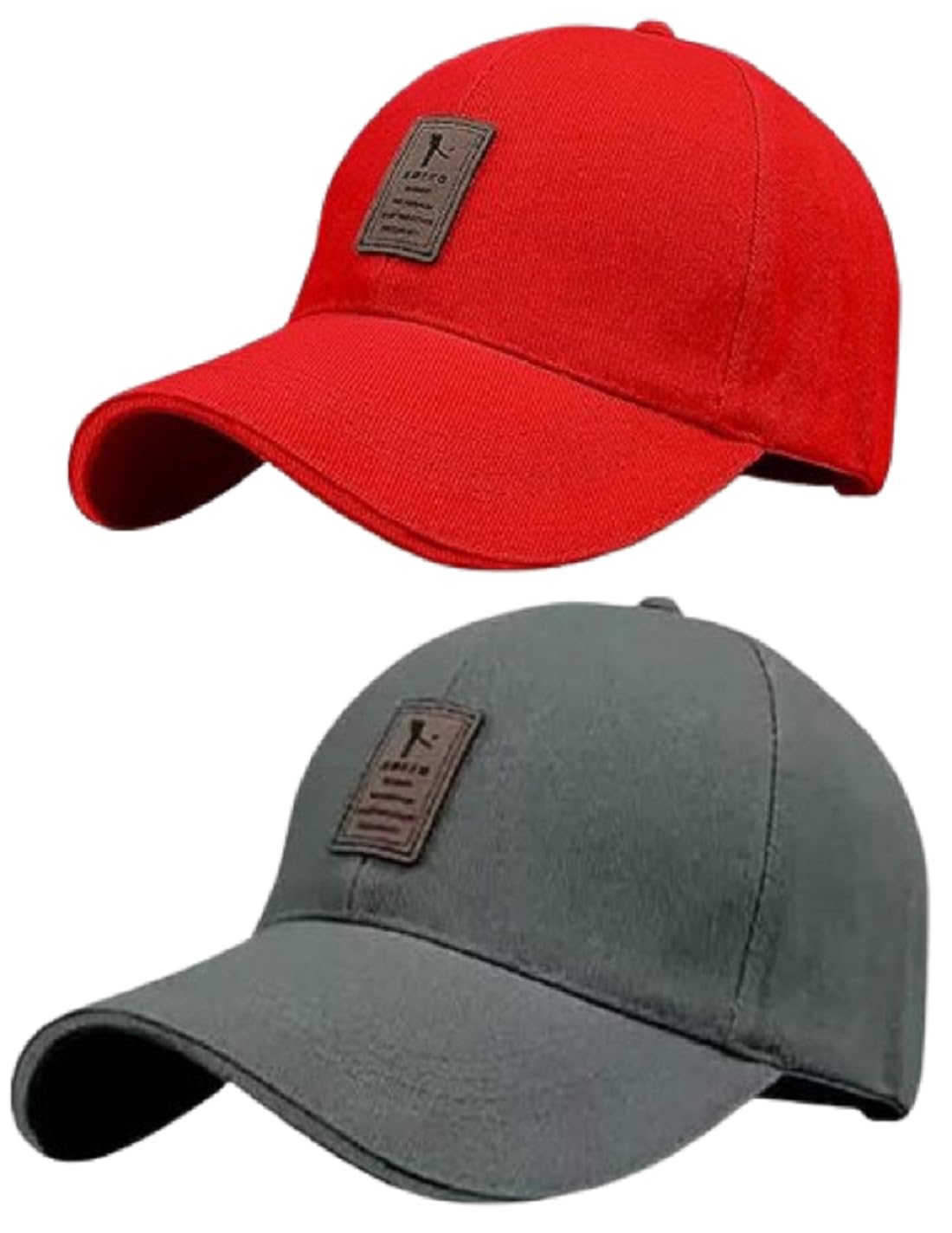 Combo 3 @2 Cap for Men Women Topi Unisex Head Branded Boy's Girl's Caps Adjustable Strap Summer Sports Cricket Gym Dance Cotton Free Size