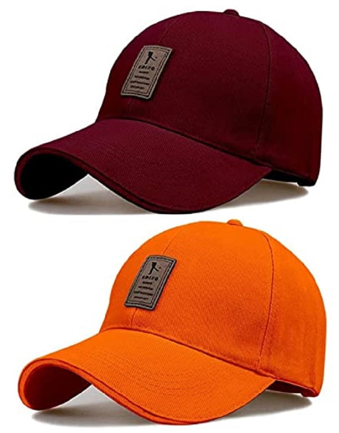 Combo 3 @2 Cap for Men Women Topi Unisex Head Branded Boy's Girl's Caps Adjustable Strap Summer Sports Cricket Gym Dance Cotton Free Size