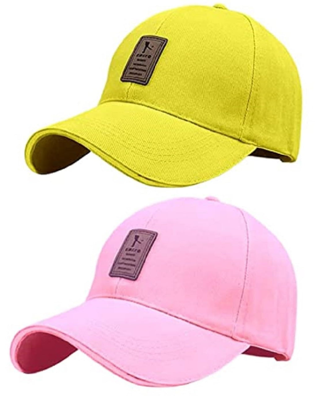 Combo 3 @2 Cap for Men Women Topi Unisex Head Branded Boy's Girl's Caps Adjustable Strap Summer Sports Cricket Gym Dance Cotton Free Size