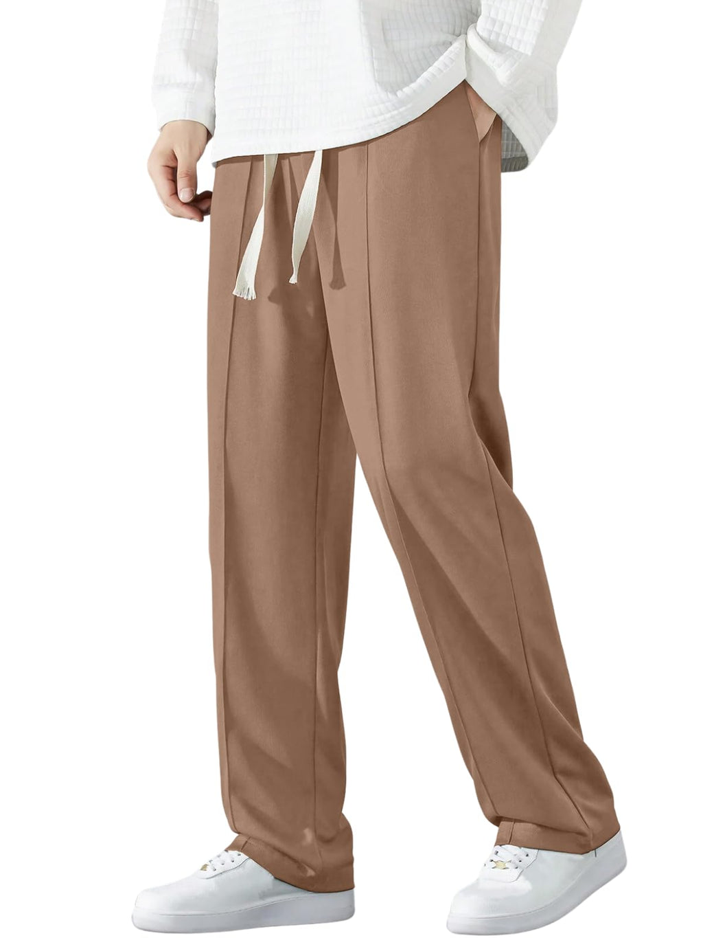 GRECIILOOKS Men's Lycra Cargo Track Pants – Loose Fit Joggers for Men | Korean Style Travel & Lounge Wear with Pockets (Available in Plus Size)