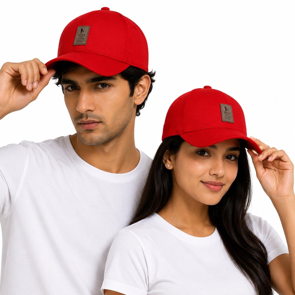 Cap for Men Women Topi Unisex Head Branded Boy's Girl's Caps Adjustable Strap Summer Sports Cricket Gym Dance Cotton Free Size