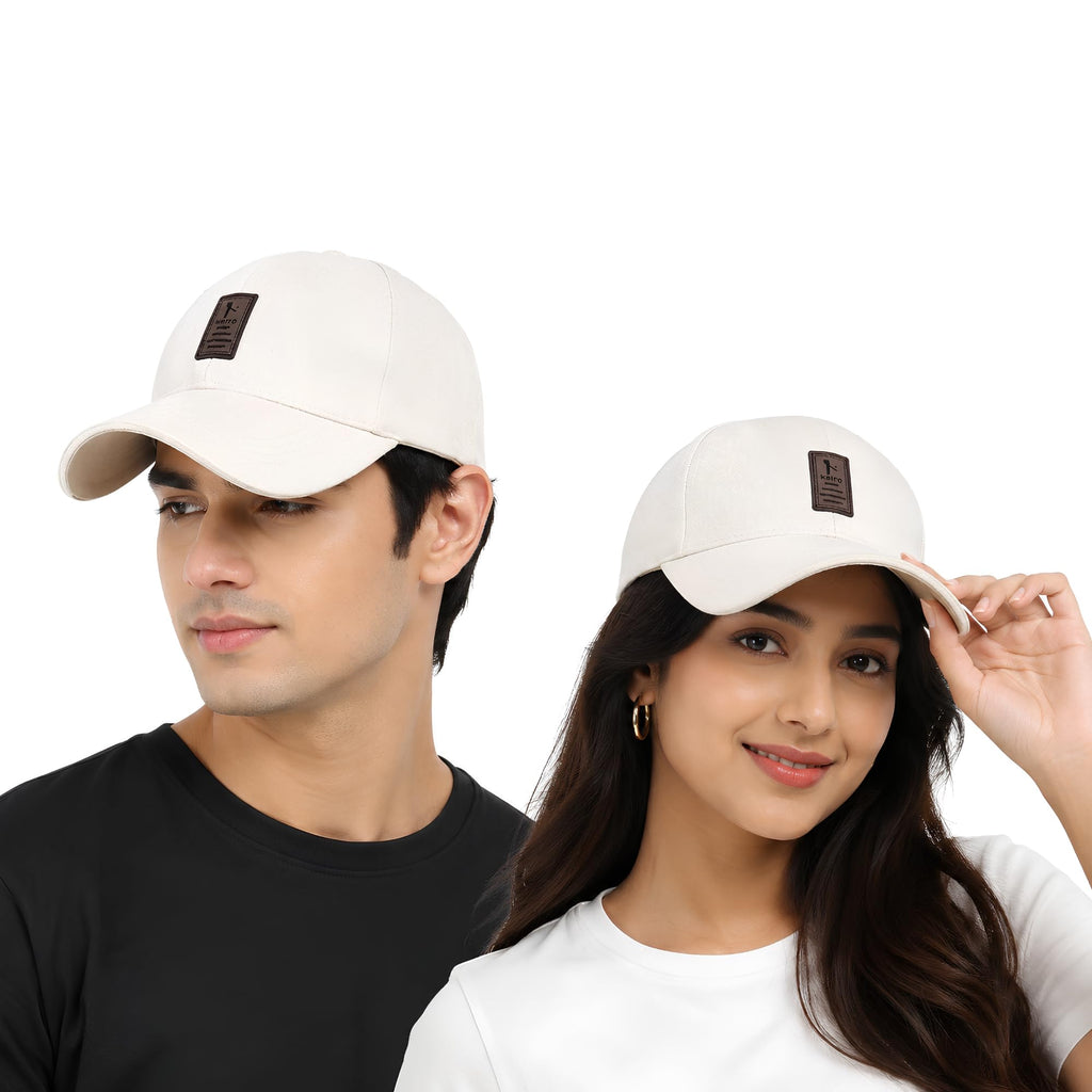 Cap for Men Women Topi Unisex Head Branded Boy's Girl's Caps Adjustable Strap Summer Sports Cricket Gym Dance Cotton Free Size