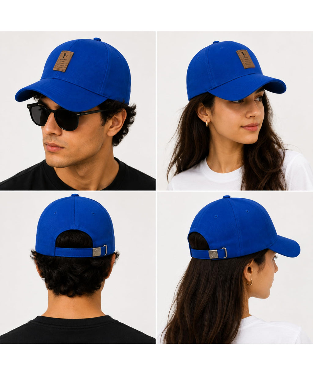 Cap for Men Women Topi Unisex Head Branded Boy's Girl's Caps Adjustable Strap Summer Sports Cricket Gym Dance Cotton Free Size