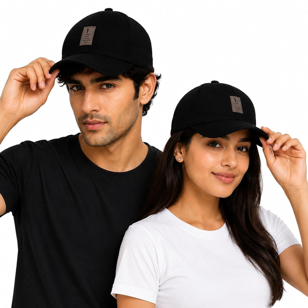 Cap for Men Women Topi Unisex Head Branded Boy's Girl's Caps Adjustable Strap Summer Sports Cricket Gym Dance Cotton Free Size
