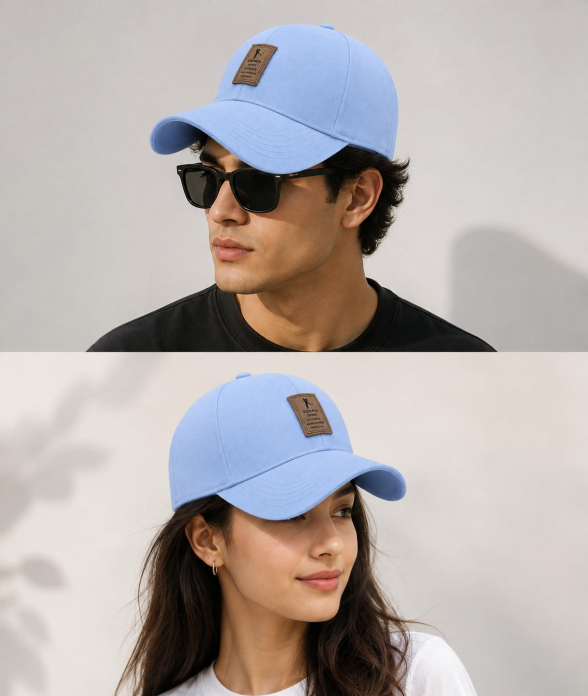 Cap for Men Women Topi Unisex Head Branded Boy's Girl's Caps Adjustable Strap Summer Sports Cricket Gym Dance Cotton Free Size