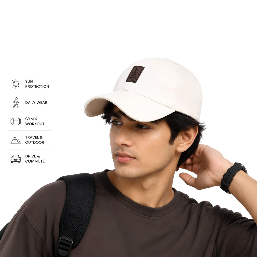Cap for Men Women Topi Unisex Head Branded Boy's Girl's Caps Adjustable Strap Summer Sports Cricket Gym Dance Cotton Free Size