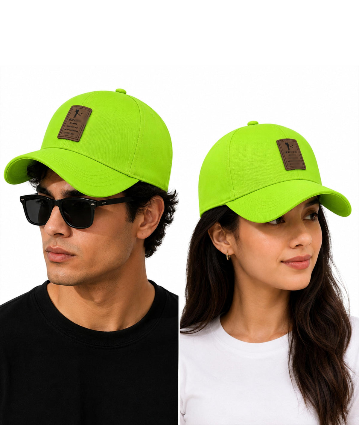 Cap for Men Women Topi Unisex Head Branded Boy's Girl's Caps Adjustable Strap Summer Sports Cricket Gym Dance Cotton Free Size