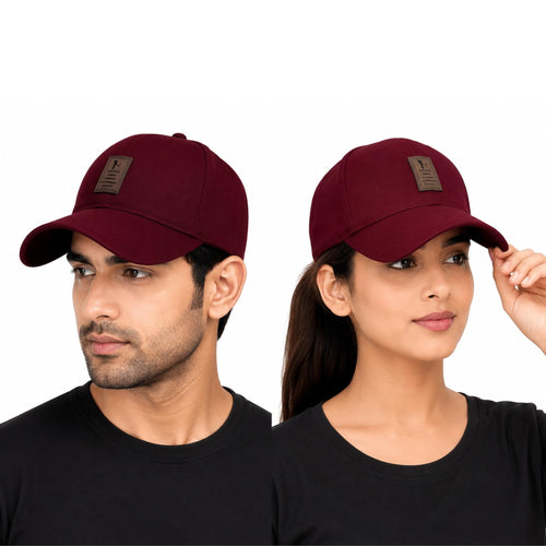 Cap for Men Women Topi Unisex Head Branded Boy's Girl's Caps Adjustable Strap Summer Sports Cricket Gym Dance Cotton Free Size